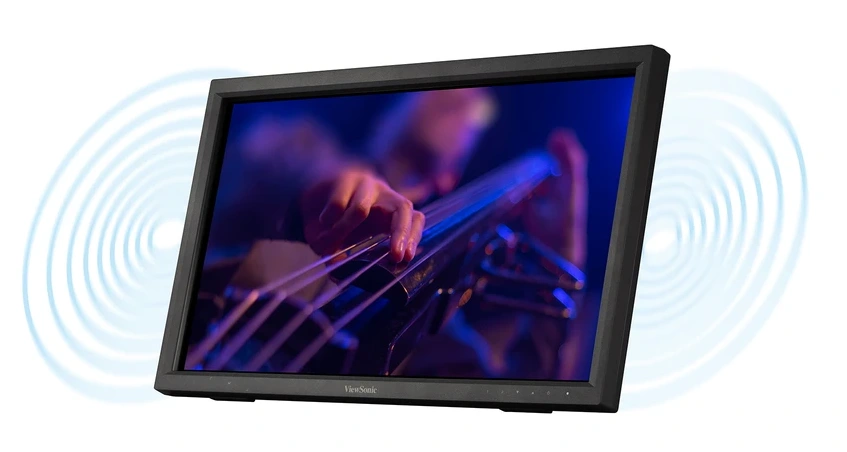 Avec des haut-parleurs intégrés de 2 watts, ce moniteur vous offre une meilleure expérience audiovisuelle.