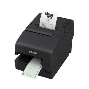 Imprimante Epson TM-H6000VI Maroc Imprimante POS thermique Maroc Imprimante thermique Maroc C31CL25112 Maroc, Pour des transactions particulièrement rapides, elle offre une vitesse d'impression maximale de 500 mm/s avec une résolution de 180 dpi.