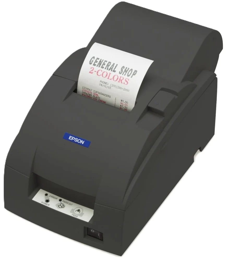 Imprimante POE Epson TM-U220A Maroc Imprimante de reçus POS Maroc C31C513057 Maroc Imprimante matricielle Maroc, Les imprimantes de caisse à impact Epson TM-U220A sont compactes, fiables et conçues pour un débit élève