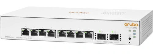 JL680A Maroc Commutateur Aruba Instant On 1430 8G 2SFP Maroc Switch 8 ports Aruba Maroc Commutateur 8 ports géré Maroc, La gamme de commutateurs HPE Aruba Networking Instant On 1930 8G 2SFP est conçue pour les petites entreprises en pleine croissance qui nécessitent une performance améliorée pour prendre en charge des applications exigeantes en bande passante