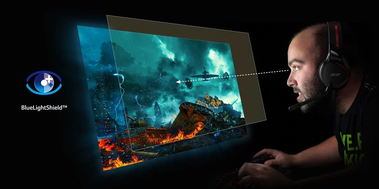 Moniteur Acer EK251QGbi Maroc Écran 24 Full HD Maroc Acer UM.KE1EE.G01 Maroc Moniteur Acer 24 Maroc Ecran de pc Maroc, Cette technologie réduit l'éblouissement, diminuant ainsi la fatigue oculaire et vous permettant de jouer plus longtemps. Cette solution protège vos yeux et vous permet de profiter de vos jeux en toute sécurité et confort.
