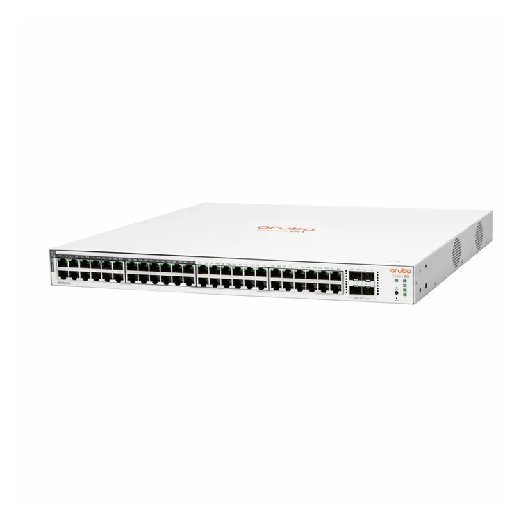 Commutateur Aruba Instant On 1830 48G 24p Class4 PoE 4SFP 370W Maroc Switch 48 ports PoE HPE Aruba Maroc 01 Commutateur Aruba Instant On 1830 48G 24p Class4 PoE 4SFP 370W Maroc Switch 48 ports PoE HPE Aruba Maroc 01
