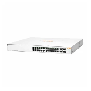JL683B Maroc Commutateur Aruba Instant On 1930 24G Classe4 PoE+ Maroc Switch 24 ports 4xSFP+ 10G Aruba Maroc Switch Administrable Maroc, Ces commutateurs Ethernet à couche 2+ gérés par le cloud sont constitués de modèles Ethernet Gigabit à 8, 24 et 48 ports PoE de classe 4 (c'est-à-dire PoE+) et Gigabit Ethernet non PoE, avec des emplacements 1G SFP sur le modèle 8 ports et d'emplacements 1G/10G SFP+ sur les modèles 24 et 48 ports pour la connectivité de la fibre.