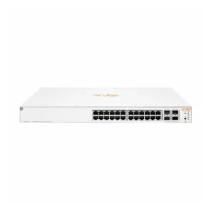 JL683B Maroc Commutateur Aruba Instant On 1930 24G Classe4 PoE+ Maroc Switch 24 ports 4xSFP+ 10G Aruba Maroc Switch Administrable Maroc, La gamme de commutateurs HPE Aruba Instant On 1930 24G Classe4 PoE+ s'intègre de manière transparence aux points d'accès Instant On intérieurs/extérieurs existants et peut être gérée de manière centralisée sur site ou à distance avec l'application mobile Instant On.