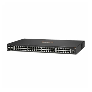 JL676A Maroc HPE Aruba 6100 48G 4SFP+ Maroc Switch 48 ports HPE Aruba Maroc Switch Administrable Maroc, Préparez votre réseau aux demandes imprévisibles de demain avec une architecture Aruba ASIC puissante et un système d’exploitation AOS-CX programmable, utilisés dans l’ensemble du portefeuille HPE Aruba CX pour offrir à l’opérateur une expérience plus efficace et plus cohérente.