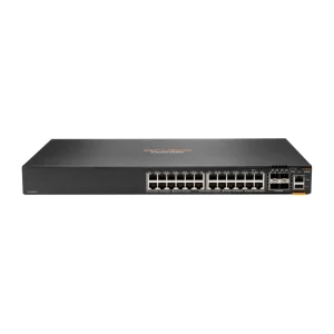 JL725B Maroc HPE Aruba 6200F 24G Class4 PoE 4SFP+ 370W Maroc Switch 24 ports PoE HPE Aruba Maroc Switch Administrable Maroc, Grâce à une conception centrée sur le cloud qui associe un système d’exploitation entièrement programmable au moteur d’analyse de réseau Aruba, le commutateur Aruba 6200F 24G Class4 PoE 4SFP+ étend les capacités ultra-modernes de surveillance et de dépannage à la couche d’accès.