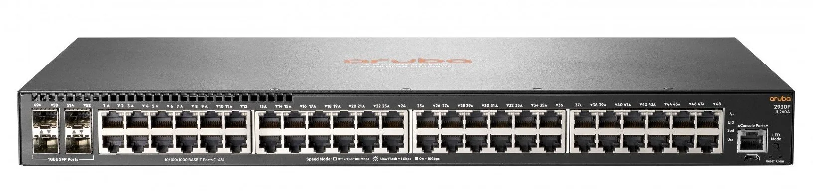 Aruba 2930F 48G 4SFP Switch Administrable 48 ports 10/100/1000 4xSFP (JL260A) 27 JL260A Maroc HPE Aruba 2930F 48G 4SFP Maroc Switch 48 ports HPE Aruba Maroc Switch Administrable Maroc, La gamme HPE Aruba 2930F 48G 4SFP Switch Series offre des performances, une sécurité et une facilité d'utilisation optimisées pour l'espace de travail numérique avec des outils de gestion unifiés tels que HPE Aruba Networking ClearPass Policy Manager, HPE Aruba Networking Management Software (Airwave) et HPE Aruba Networking Central.