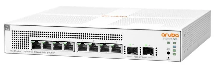 JL681A Maroc Commutateur ArubaOn 1930 8G Classe 4 PoE 2SFP 124 W Maroc Switch 8 ports PoE Aruba Maroc Commutateur 8 ports géré Maroc, La gamme de commutateurs HPE Aruba Instant On 1930 8G Classe 4 PoE est conçue pour les petites entreprises en pleine croissance qui nécessitent une performance améliorée pour prendre en charge des applications exigeantes en bande passante 