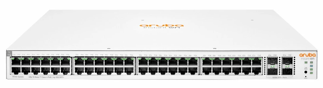 Aruba Instant On 1930 48G Class4 PoE 4SFP/SFP+ Switch 48 ports 4xSFP PoE 370W (JL686B) 29 JL686B Maroc Commutateur Aruba Instant On 1930 48G Class4 PoE 4SFP/SFP+ Maroc Switch 48 ports PoE HPE Aruba Maroc Switch Administrable Maroc, La gamme de commutateurs HPE Aruba Instant On 1930 48G Class4 PoE 4SFP/SFP+ offre des fonctionnalités avancées qui peuvent être personnalisées, notamment les VLAN, l'agrégation de lien, les protocoles STP et le contrôle d'accès IEEE 802.1X.