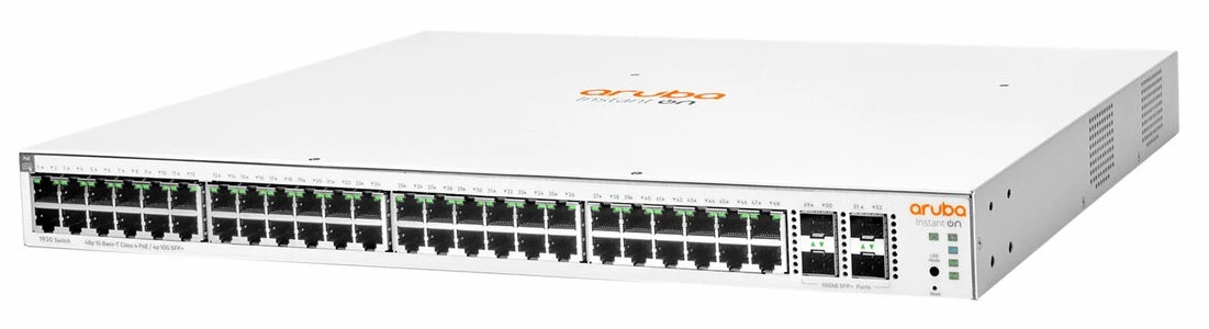 Aruba Instant On 1930 48G Class4 PoE 4SFP/SFP+ Switch 48 ports 4xSFP PoE 370W (JL686B) 26 JL686B Maroc Commutateur Aruba Instant On 1930 48G Class4 PoE 4SFP/SFP+ Maroc Switch 48 ports PoE HPE Aruba Maroc Switch Administrable Maroc, La gamme de commutateurs Aruba Aruba Instant On 1930 48G Class4 PoE 4SFP/SFP+ est conçue pour les petites entreprises en pleine croissance qui nécessitent une performance améliorée pour prendre en charge des applications exigeantes en bande passante.