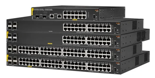 Aruba 6000 12G Classe 4 PoE 2G/2SFP Switch 12 ports 2xSFP PoE 139W (R8N89A) 26 R8N89A Maroc Aruba 6000 12G Classe 4 PoE 2G/2SFP Maroc Switch 12 ports PoE HPE Aruba Maroc Switch Administrable Maroc, La gamme de commutateurs HPE Aruba 6000 12G Classe 4 PoE 2G/2SFP est une gamme moderne de commutateurs d’accès d’entrée de gamme, qui sont la réponse idéale pour les filiales, les entreprises de taille moyenne et les petites entreprises.