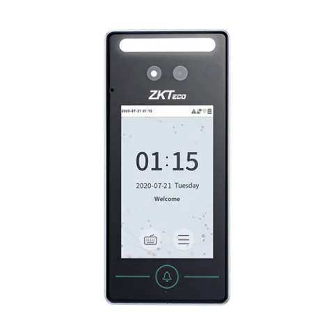 ZKTeco SpeedFace-V4L Contrôle d’accès par reconnaissance faciale 3D USB WiFi (SpeedFace-V4L) 28 Reconnaissance faciale ZKTeco SpeedFace-V4L Maroc Pointeuse Facial et contrôle Maroc Contrôle d’accès porte Maroc Pointeuse par reconnaissance faciale Maroc, ZKTeco SpeedFace-V4L Il utilise une technologie de reconnaissance sans contact, éliminant ainsi les problèmes d'hygiène