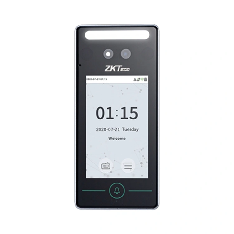 ZKTeco SpeedFace-V4L Contrôle d’accès par reconnaissance faciale 3D USB WiFi (SpeedFace-V4L) 25 Reconnaissance faciale ZKTeco SpeedFace-V4L Maroc Pointeuse Facial et contrôle Maroc Contrôle d’accès porte Maroc Pointeuse par reconnaissance faciale Maroc, Il intègre un algorithme anti-usurpation d'identité qui protège contre les attaques par impression (laser, photos couleur et noir et blanc), les attaques vidéo et les attaques par masque 3D.