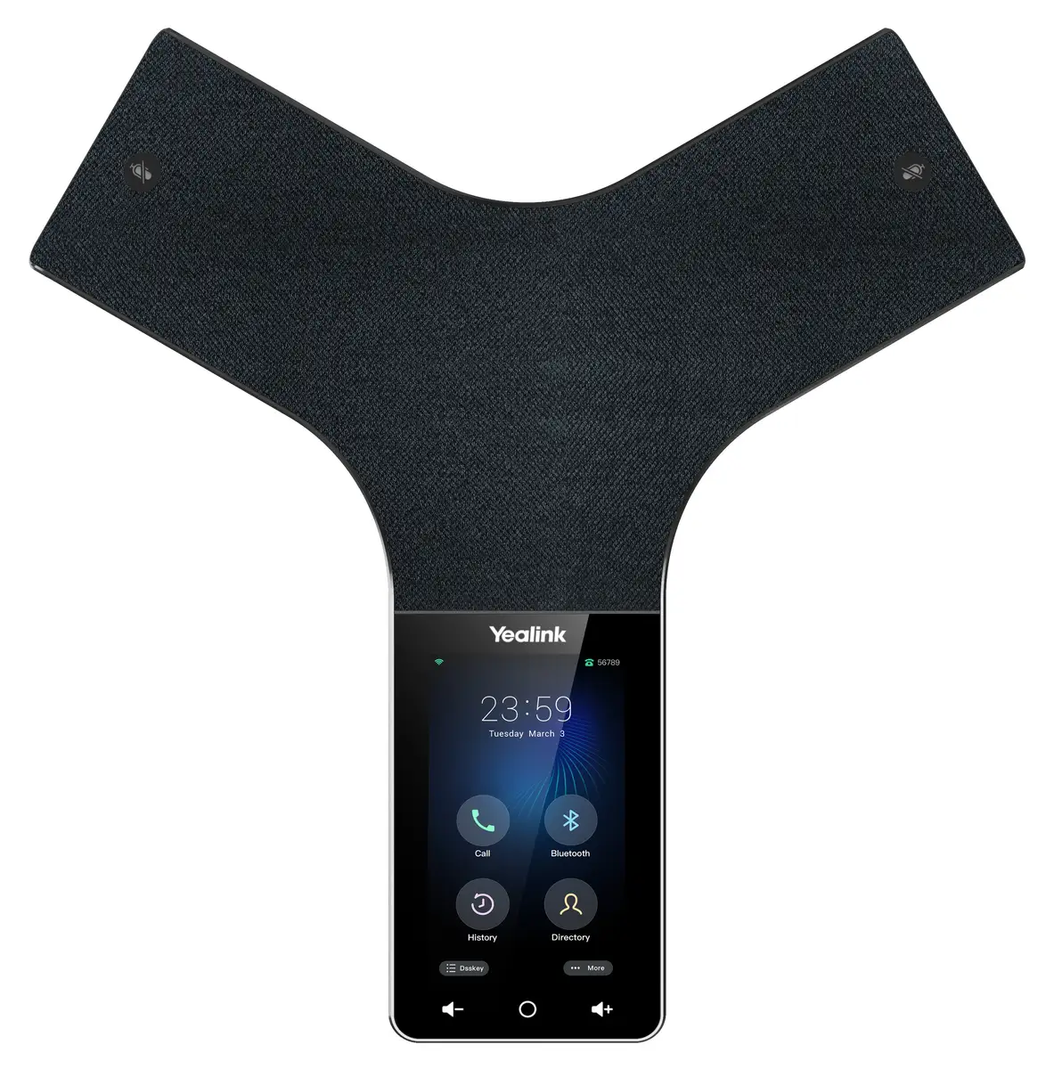 Yealink CP965 audioconférence pour moyenne à grande salle de réunion 5" 12 microphones intégrés 360°C (1304014) 26 Audioconférence Yealink CP965 Maroc Audioconférence pour salle de réunion Maroc 1304014 Maroc Téléphone de conférence Maroc Systèmes de conférence Maroc, La marque Yealink, spécialisée dans les solutions de communication, se démarque encore une fois en dévoilant un tout nouveau système d’audioconférence : le CP965. Ce téléphone de conférence