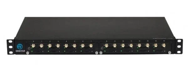 Passerelle Dinstar UC2000-VF-16G Maroc Passerelle WCDMA Maroc Passerelle 16ch SIM Maroc Passerelle GSM Maroc, Dinstar UC2000-VF-16G Passerelle GSM 16 canaux ultifonctionnelle qui permet d’établir des appels efficaces entre les réseaux mobiles 2G/3G et les réseaux VoIP
