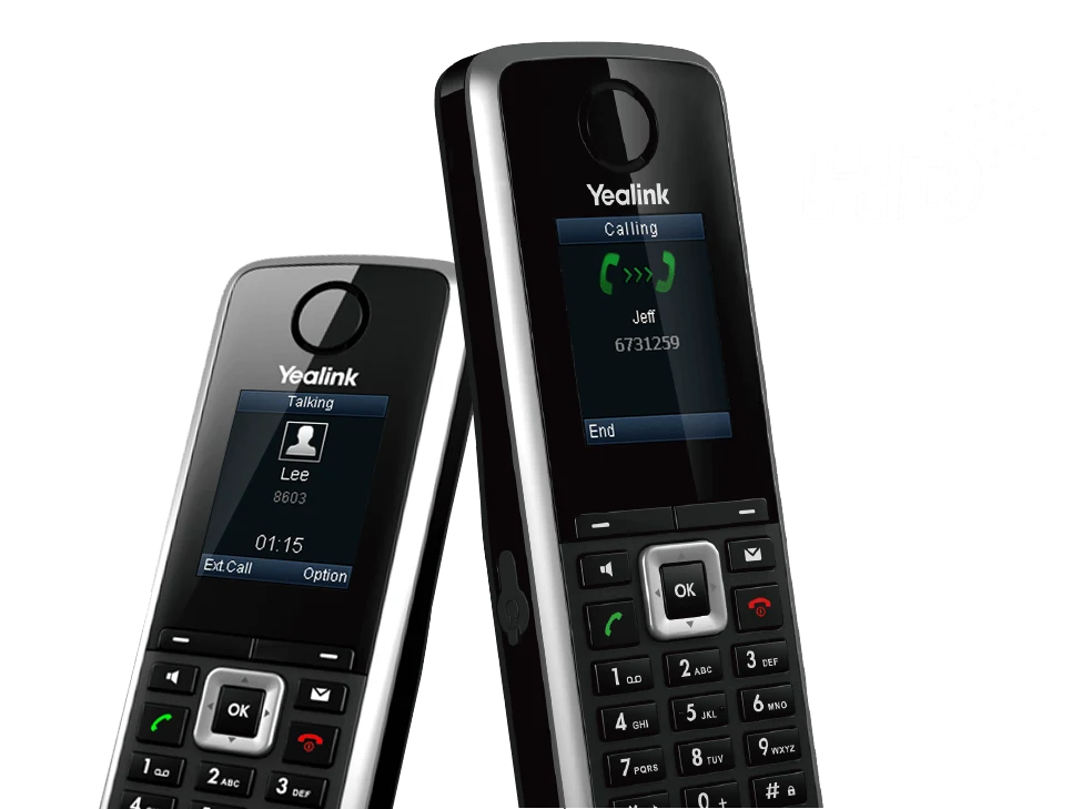 Téléphone Yealink W52H Maroc Téléphonie DECT Maroc Téléphone IP Maroc Téléphone sans fil Maroc, Ce téléphone DECT de pointe prend en charge jusqu'à 5 combinés sans fil IP-DECT Yealink W52H par station de base et est conçue pour les entreprises recherchant un système de communication mobile SIP évolutif offrant des économies immédiates