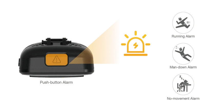 Yealink W59R Téléphone DECT IP sans fil Bluetooth IP67 (W59R) 29 Téléphone Yealink W59R Maroc Téléphonie DECT Maroc Téléphone IP Maroc Téléphone sans fil Maroc Téléphone DECT Bluetooth Maroc, Une série de fonctions d'alarme perfectionnées, notamment une alarme à bouton-poussoir, une alarme en cas d'immobilité, une alarme en cas de chute et une alarme en cas de course