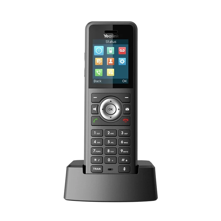 Yealink W59R Téléphone DECT IP sans fil Bluetooth IP67 (W59R) 25 Téléphone Yealink W59R Maroc Téléphonie DECT Maroc Téléphone IP Maroc Téléphone sans fil Maroc Téléphone DECT Bluetooth Maroc, le système Yealink W80 Multi-Cell pour une itinérance et un transfert d'appels transparents. Ce combiné offre aux utilisateurs la commodité et l'expérience d'une communication mobile dans et entre chaque zone et reste stable dans les environnements compliqués et difficiles.