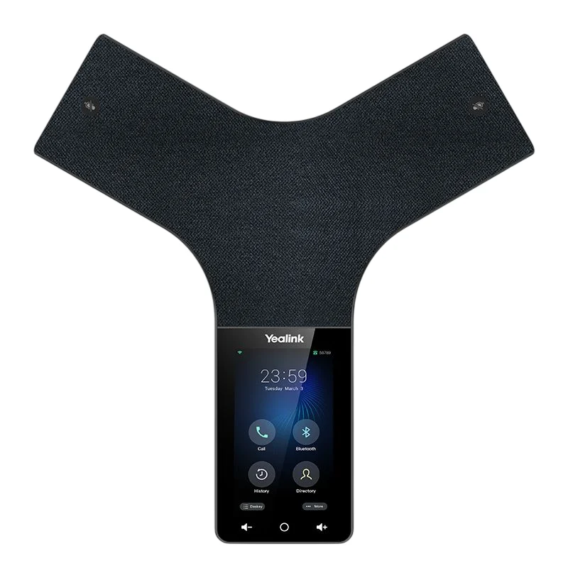 Audioconférence Yealink CP925 Maroc Audioconférence pour salle de réunion Maroc 1304015 Maroc Téléphone de conférence Maroc Systèmes de conférence Maroc, Le Yealink CP925 est un téléphone de conférence tactile HD conçu pour les salles de réunion de petite et moyenne taille. Son design sobre et professionnel s'intègre parfaitement à l'atmosphère feutrée des salles de conférenc