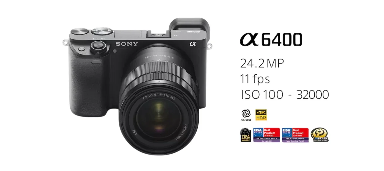 Appareil photo Sony Alpha 6400K Maroc Sony Alpha 6400K 16-50mm Maroc ILCE-6400K Maroc 4548736166769 Maroc Appareil photo hybride Maroc, Stable, rapide, polyvalent et compact, Sony Alpha 6400K est un appareil photo hybride au format APS-C qui reprend de nombreuses fonctionnalités habituellement réservées aux modèles plein format.