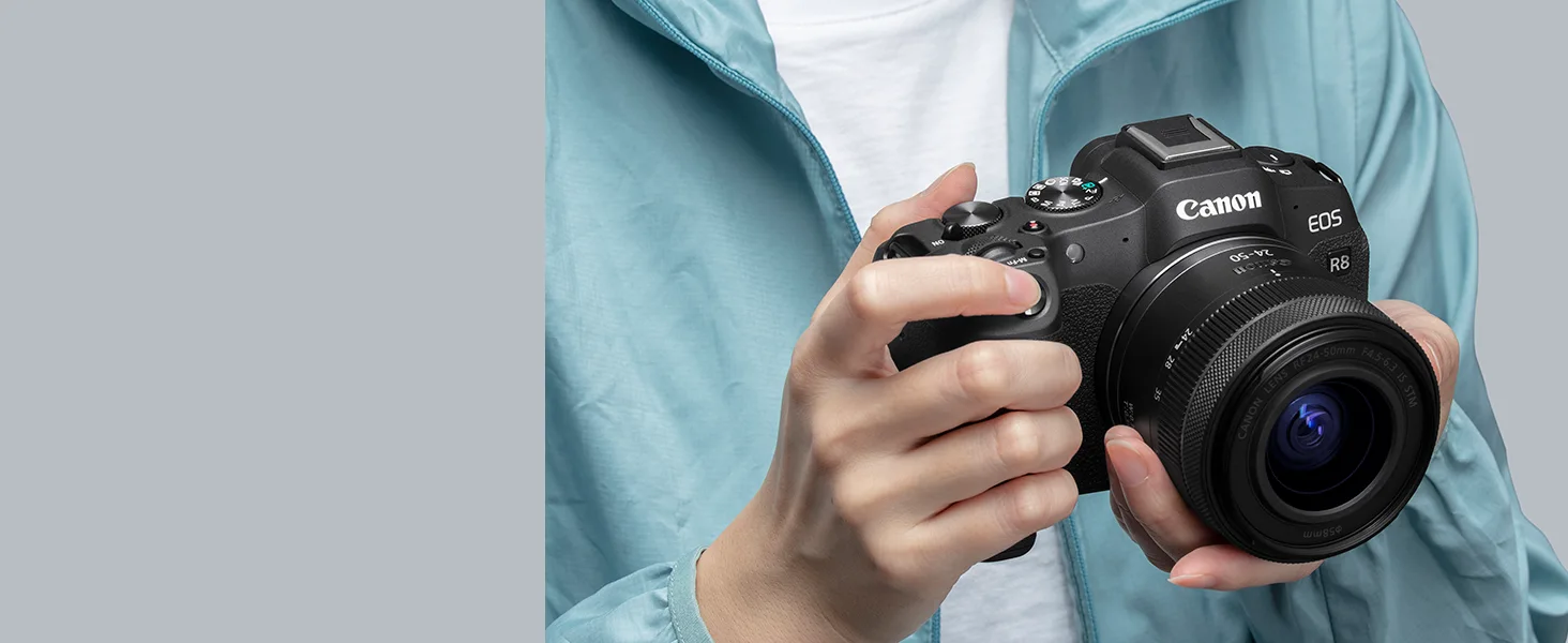 Canon EOS R8 24-105mm F4-7.1 IS STM Appareil photo hybride 24,2MP 4K60p (8714574693002) 26 Camera Canon Appareil photo Canon EOS R8 24-105mm F4-7.1 IS STM Maroc 8714574693002 Maroc Appareil photo Canon EOS R8 + 24-105mm F4-7.1 IS STM Maroc, Canon EOS R8 24-105mm F4-7.1 IS STM est l’appareil photo plein format le plus léger que Canon ait jamais produit. En revanche, il s’agit d’un véritable poids lourd en matière de qualité d’image, d’autofocus et de performances vidéo.