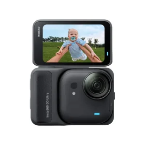 Insta360 GO Ultra Noir Standard Bundle Caméra d’action 360° 50MP 4K à 60 ips (6977644761045) 28 6977644761345 Maroc Caméra d'action Maroc Insta360 Maroc Insta360 GO Ultra Maroc Caméra d'action 360° Maroc Caméra d'action étanche Maroc, la GO 3S. Dotée d’un capteur 1/1,28″ avancé qui capture 200 % de lumière en plus, la caméra offre des images d’une netteté et d’une précision exceptionnelles, même en conditions de faible luminosité.