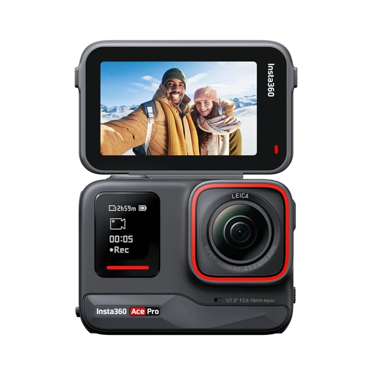 6970357856251 Maroc Caméra d'action Maroc Insta360 Maroc Insta360 Ace Pro Maroc Caméra d'action 360° Maroc Caméra d'action étanche Maroc, Son boîtier ultra-compact vous permet de la fixer et de l'emporter partout avec vous, que ce soit en voyage, pour filmer des séquences d'action ou pour réaliser des vlogs