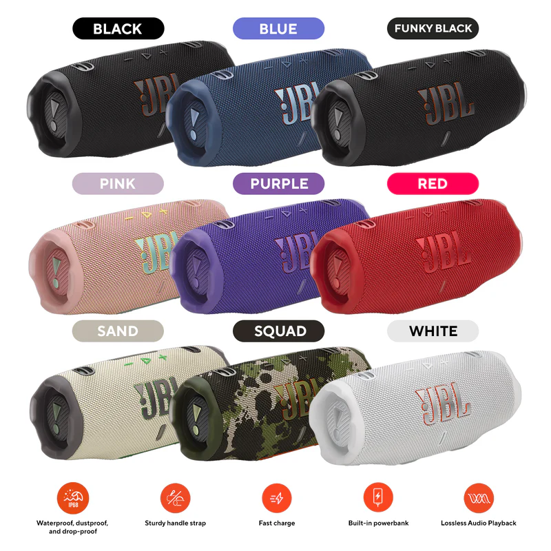 1200130019609 Maroc JBL Charge 6 Squad Maroc Enceinte portable Maroc Enceinte sans fil Bluetooth Maroc Enceinte JBL Maroc Charge 6 Maroc, À l'instar de la dernière saison de notre série préférée, la JBL Charge est de retour, plus performante que jamais