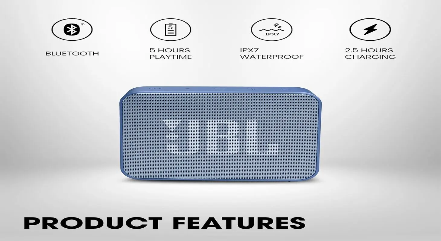 JBL Go Essential Bleu Enceinte mobile sans fil Bluetooth 3.1 W (6925281995590) 29 6925281995590 Maroc JBL JBL Go Essential Bleu Maroc Enceinte portable Maroc Enceinte Bluetooth portable Maroc Enceinte JBL Maroc JBL Go Essential Maroc, Pesant environ 177 à 180 grammes , il est plus léger que de nombreux smartphones et suffisamment petit pour tenir dans une poche ou un sac.