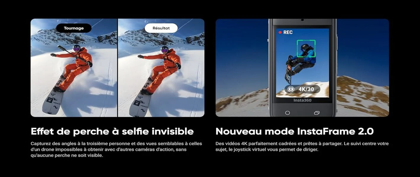 6977644761441 Maroc Caméra d'action Maroc Insta360 X5 Maroc Insta360 X5 Standard Bundle Maroc Caméra d'action 360° Maroc Caméra Insta360 X5 8K Maroc, Des capteurs plus grands de 1/1,28 pouce et un système à triple puce IA ultra-rapide établissent une nouvelle référence en matière de capture à 360°. 