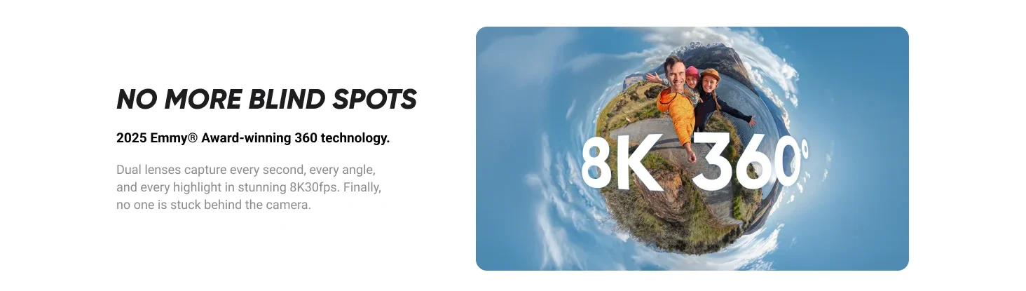 6977644764763 Maroc Caméra d'action Maroc Insta360 X4 Air Maroc Insta360 X4 Air Starter Bundle Maroc Kit de démarrage pour caméra d'action Insta360 X4 Air Maroc, L’insta360 X4 Air offre une résolution 8K ultra-nette, permettant d'obtenir des vidéos recadrées d'une qualité équivalente à celle des appareils photo classiques, 