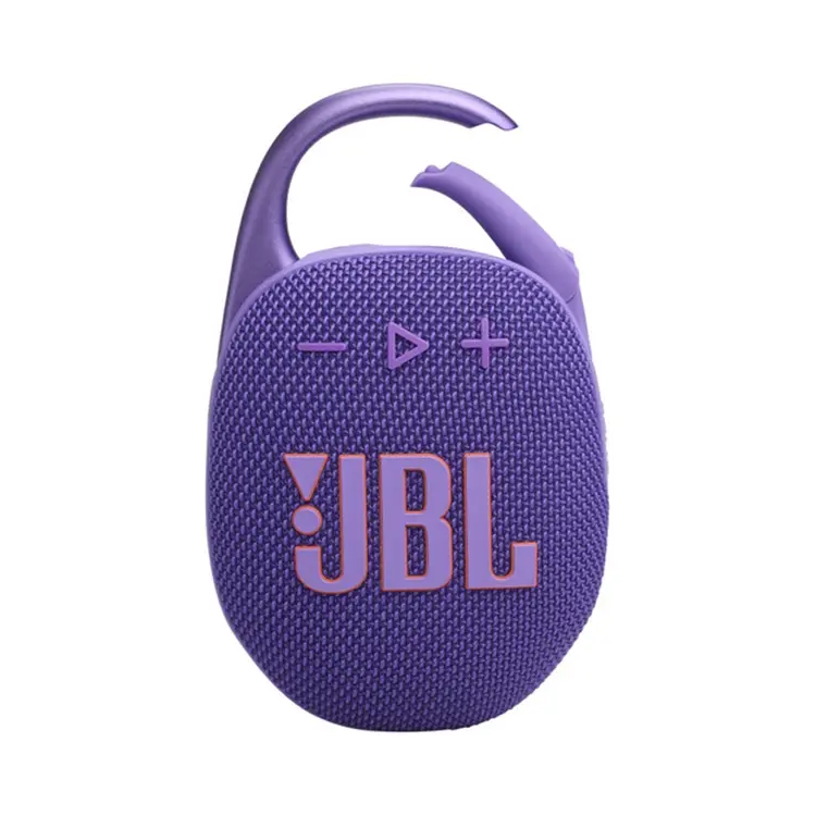 1200130010200 Maroc JBL Clip 5 Violet Maroc Enceinte portable Maroc Enceinte Bluetooth portable Maroc Enceinte JBL Maroc JBL Clip 5 Maroc, Son puissant haut-parleur et son radiateur passif délivrent un son JBL Pro plus ample et plus puissant, avec des basses percutantes. Une seule charge vous offre jusqu'à 12 heures d'autonomie, et même plus avec la fonction Playtime Boost.