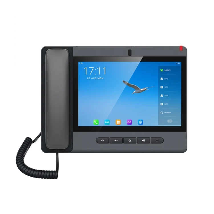 Fanvil Maroc Fanvil A320 Téléphone IP FIX Maroc Téléphone IP 20 compte SIP Maroc Téléphone VOIP Maroc Téléphone fanvil Maroc, The Fanvil A320 Android Touch Screen IP Phone is a high-end enterprise multimedia desktop console running on Android 9.0 OS. It is explicitly designed for executive offices, command centers, and management centers requiring advanced video calls, two-way intercom, and monitoring capabilities