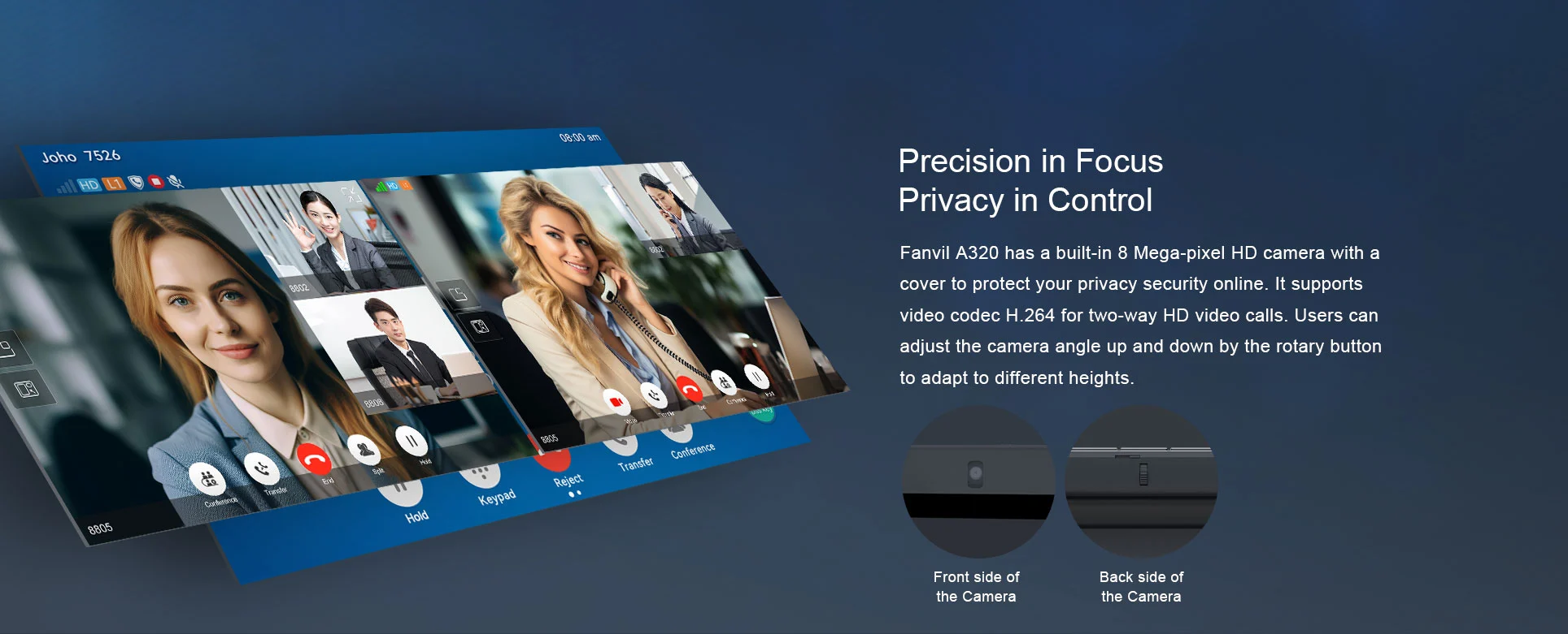 Fanvil Maroc Fanvil A320 Téléphone IP FIX Maroc Téléphone IP 20 compte SIP Maroc Téléphone VOIP Maroc Téléphone fanvil Maroc, Le Fanvil A320 est un téléphone IP professionnel haut de gamme fonctionnant sous Android 9.0. Il offre une expérience tactile intuitive grâce à ses 116 touches DSS, son écran tactile couleur de 10,1 pouces, sa connectivité Wi-Fi et Bluetooth.