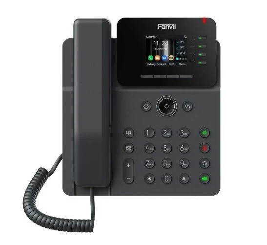 Fanvil Maroc Fanvil V61G Téléphone IP FIX Maroc Téléphone IP 4 compte SIP Maroc Téléphone VOIP Maroc Téléphone fanvil Maroc, Le Fanvil V61G excelle dans la qualité audio grâce à son support du codec Opus, offrant un son HD clair et précis, que ce soit via le combiné ou le haut-parleur. Les conférences audio à 6 participants deviennent un jeu d’enfant, permettant des réunions collaboratives efficaces