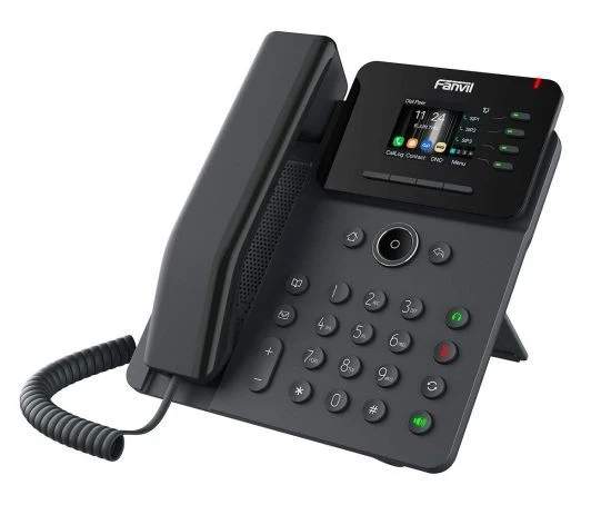 Fanvil Maroc Fanvil V61G Téléphone IP FIX Maroc Téléphone IP 4 compte SIP Maroc Téléphone VOIP Maroc Téléphone fanvil Maroc, Le téléphone IP Fanvil V61G se distingue par son écran couleur LCD de 2,4 pouces (320x240 pixels) offrant une interface visuelle claire et intuitive, idéale pour une utilisation professionnelle. Avec la prise en charge de 4 comptes SIP