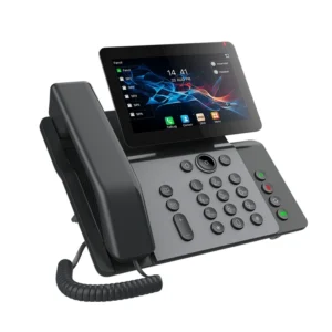 Accueil 242 Fanvil Maroc Fanvil V66 Prime Maroc Téléphonique IP professionnel Maroc Téléphone Fanvil Maroc Téléphone IP 20 compte SIP Maroc Téléphone VOIP Maroc, Téléphone IP professionnel intelligent avec écran tactile couleur haute définition de 7 pouces et combiné filaire - Conçu pour les utilisateurs professionnels exigeants