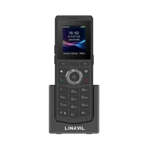 Fanvil Maroc Fanvil W610D Maroc Téléphonique DECT IP Maroc Téléphone sans Fil Maroc Téléphone IP 4 compte SIP Maroc Téléphone VOIP Maroc, La qualité audio HD associée à la réduction de bruit permet des échanges clairs, même dans des lieux bruyants. Avec une autonomie impressionnante de 8 heures en conversation et 160 heures en veille, ce téléphone sans fil répond aux besoins des utilisateurs en déplacement constant