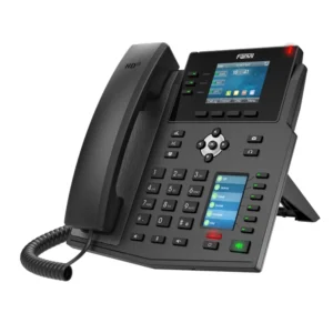 Fanvil Maroc Fanvil X4U Maroc Téléphonique IP professionnel Maroc Téléphone Fanvil Maroc Téléphone IP 12 compte SIP Maroc Téléphone VOIP Maroc, Ce téléphone IP haut de gamme prend en charge 12 lignes SIP et offre une qualité audio HD exceptionnelle, aussi bien sur le combiné que sur le haut-parleur. Sa connectivité Gigabit Ethernet et sa compatibilité PoE (Power over Ethernet) garantissent une intégration aisée à votre infrastructure réseau existante.