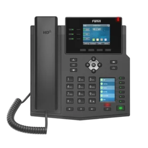 Fanvil Maroc Fanvil X4U Maroc Téléphonique IP professionnel Maroc Téléphone Fanvil Maroc Téléphone IP 12 compte SIP Maroc Téléphone VOIP Maroc, The Fanvil X4U is an enterprise-level, mid-range Gigabit IP phone designed to improve workplace productivity and flexibility. Its standout design feature is its dual-color display layout, which eliminates the need for an external expansion sidecar module