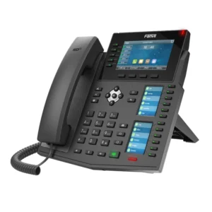 Accueil 242 Fanvil Maroc Fanvil X6U Maroc Téléphonique IP professionnel Maroc Téléphone Fanvil Maroc Téléphone IP 20 compte SIP Maroc Téléphone VOIP Maroc, Fanvil X6U High-End IP Phone:Essential choice for busy professionals requiring instant visual indicators for multiple extensions without buying a separate expansion module.Features dual side screens that function as a built-in sidecar, saving valuable physical desk space.