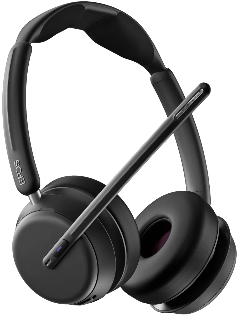 Casque EPOS Maroc JEPOS IMPACT 1060T Duo Micro-casque sans fil Maroc Casque sans fil Bluetooth Maroc 1001138 Maroc, Ce micro-casque stéréo est doté d'une fonction de mise en sourdine par simple soulèvement et de LED indiquant l'état de l'appel, comme un indicateur d'occupation à 360°. L'oreillette intègre des boutons de commande physiques pour régler le volume, répondre/raccrocher, etc.