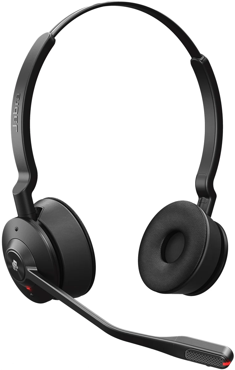 Jabra Engage 55 SE MS Stereo Micro-casque sans fil Link400a + support de charge (9659-455-111) 27 Casque Jabra Maroc Jabra Engage 55 SE MS Maroc Micro-casque sans fil Maroc Casque sans fil Bluetooth Maroc 9659-455-111 Maroc, Améliorez votre expérience d'appel à la maison et au bureau avec Jabra Engage 55 SE MS. Grâce à sa portée sans fil étendue et son niveau de sécurité conçu pour offrir une sérénité totale, ce micro-casque intuitif est parfaitement adapté aux exigences des professionnels qui enchaînent les appels ou les réunions virtuelles