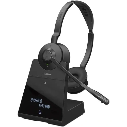 Jabra Engage 75 SE Stereo Micro-casque pour téléphone multi-connectivité USB Bluetooth RJ9 (9659-583-111) 26 Casque Jabra Maroc Jabra Engage 75 SE Stereo Maroc Micro-casque sans fil Maroc Casque sans fil téléphone Maroc 9659-583-111 Maroc, Le Jabra Engage 75 SE Stereo est un casque professionnel sans fil haut de gamme spécialement conçu pour les centres d'appels et les environnements de communication unifiée. Alliant technologie DECT sécurisée et Bluetooth 5.0, il offre une liberté de mouvement exceptionnelle avec une portée pouvant atteindre 150 mètres.