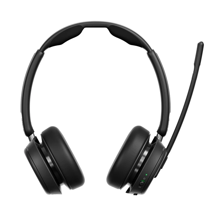 Casque EPOS Maroc EPOS IMPACT 1060T Duo Micro-casque sans fil Maroc Casque sans fil Bluetooth Maroc 1001138 Maroc, Le Epos Impact 1060T est un micro-casque sans fil doté de la technologie Bluetooth pour une utilisation en open space. La série Impact 1060 a été conçue pour une utilisation dans des espaces ouverts où vous êtes amené à devoir restez focus sur votre travail même si vous travaillez dans un environnement bruyant