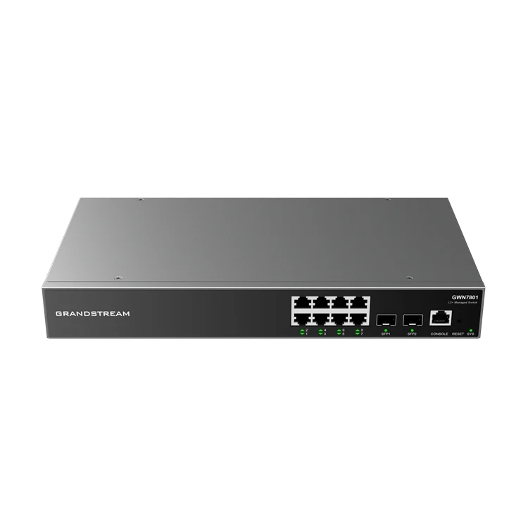 Switch administrable Niveau 2 Grandstream GWN7801 à 8 ports