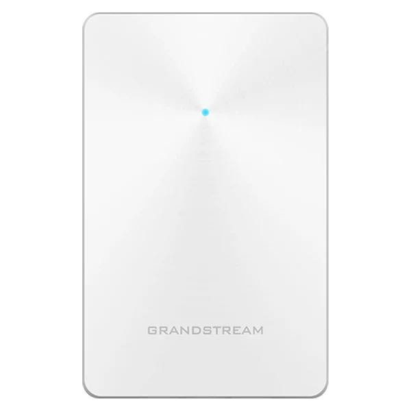 Point d'accès Maroc Grandstream Maroc Grandstream GWN7624 Maroc Point d'accès Maroc Point d'accès Wi-Fi mural Maroc, Le GWN7624 est un point d'accès Wi-Fi mural qui comprend trois ports réseau Gigabit, dont 2 fournissent du PoE , pour fournir des connexions Internet et une alimentation pour des appareils tels que des téléphones IP, des ordinateurs, des téléviseurs et plus encore.