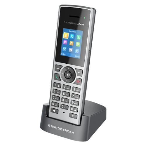 Le téléphone Grandstream DP722 est un combiné sans fil DECT compatible avec les bases DECT DP750 et DP752. Convient parfaitement pour les entreprises souhaitant utiliser leur réseau VoIP, que ce soit dans des bureaux, dans des magasins, entrepôts ou à domicile.