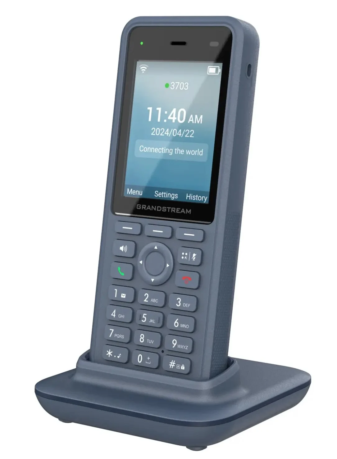 Téléphone IP Wi-Fi Maroc Grandstream Maroc Grandstream WP836 Maroc Téléphone IP sans fil Maroc Téléphone IP Wi-Fi Maroc, Le Grandstream WP836 est conçu pour être robuste et intuitif, même dans les environnements difficiles et bruyants. Son boîtier IP67 résistant le protège de l'eau, de la poussière et des produits chimiques de nettoyage, tandis que son revêtement antibactérien lui permet de résister à une chute de deux mètres.
