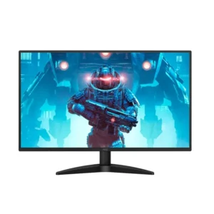 AOC 27B36X Écran PC Gaming 27" Full HD 144 Hz HDR10 HDMI DisplayPort (6973985232855) 24 Écran PC 27 pouces Full HD AOC 27B36X vu de face avec pied support noir.